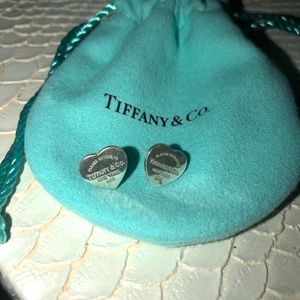 Tiffany Mini Heart Earrings